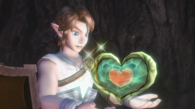 Finding a heart container